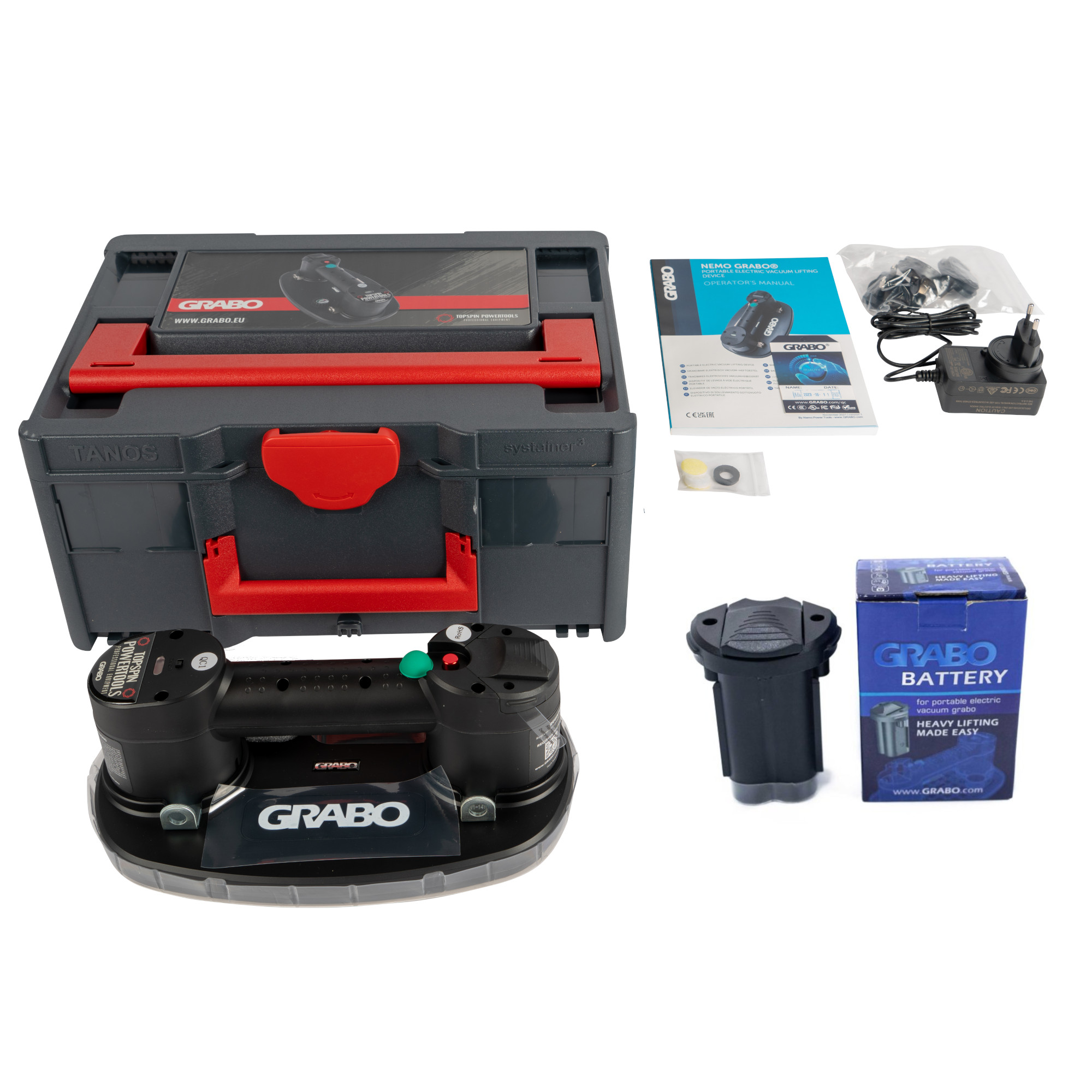 Grabo Plus in systainer + extra accu