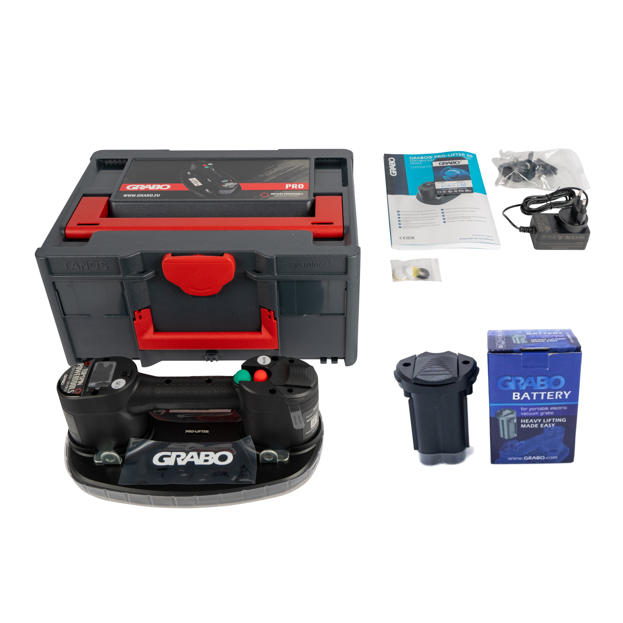 Grabo Pro in systainer + Accu
